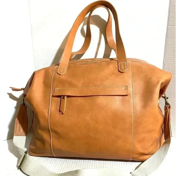 Universal thread brown duffel travel weekend bag - Picture 1 of 8